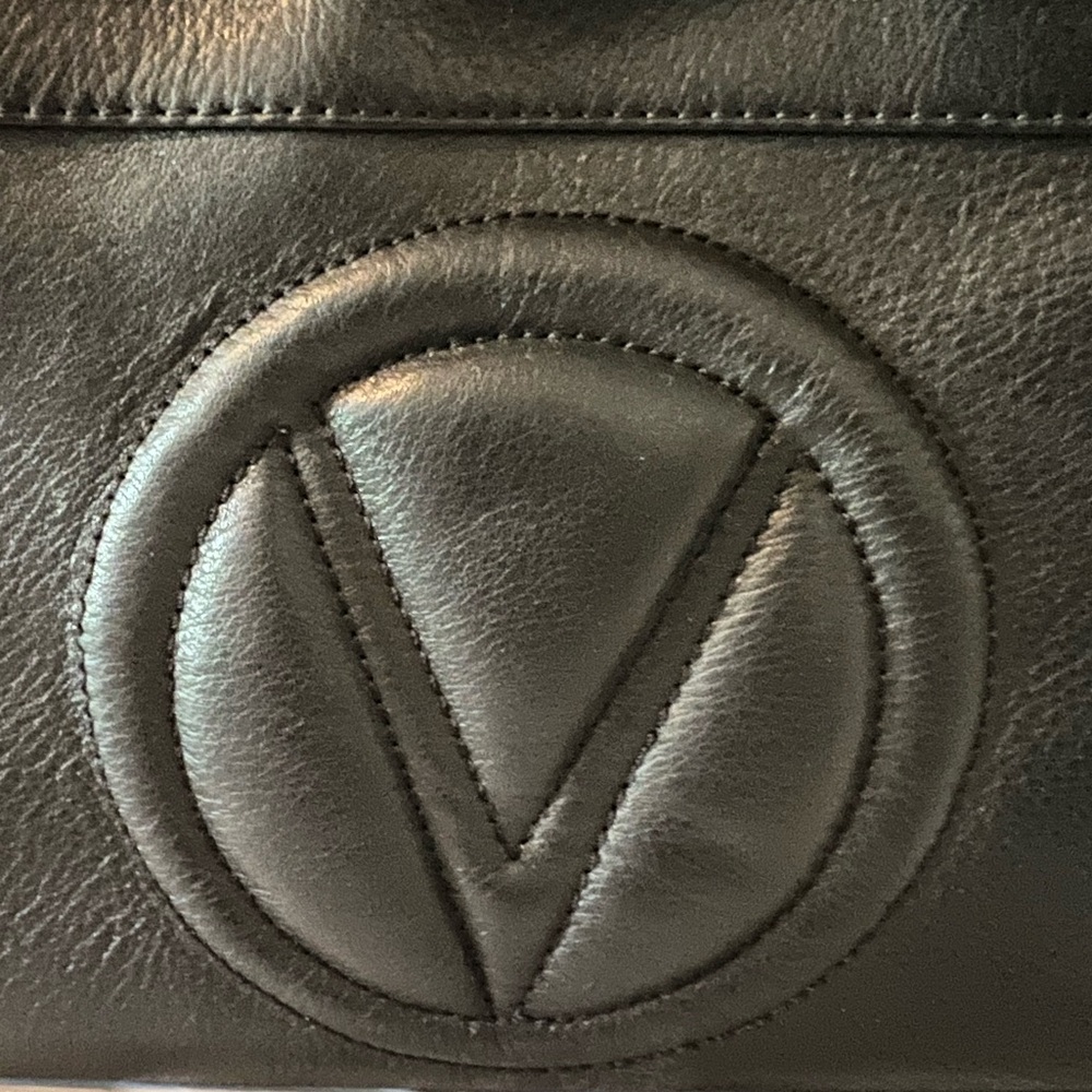NWT VALENTINO BY MARIO VALENTINO LEATHER  RITA SIGNATURE BLACK SHOULDER BAG - Picture 10 of 15